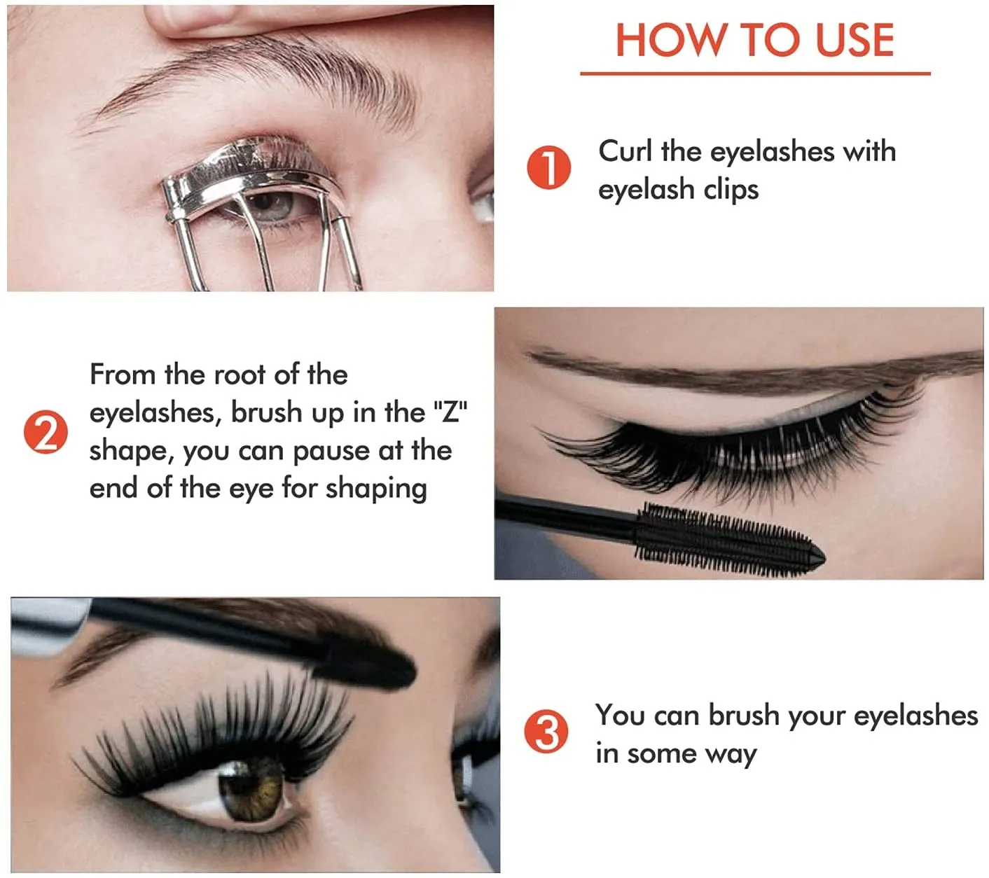 4D Silk Fiber Eyelash Mascara, Extra Long Thick & Voluminous Lash Mascara, Black Long-Lasting Waterproof 4D Mascara for Makeup 1 Count (Pack of 1)