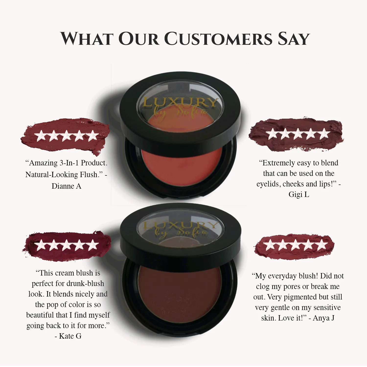All Natural Cream Blush for Lip & Cheek
