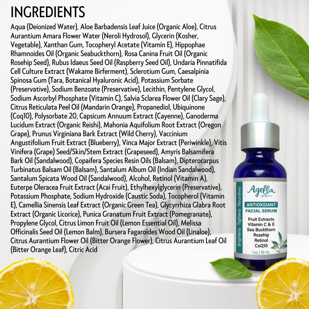 Antioxidant Facial Serum
