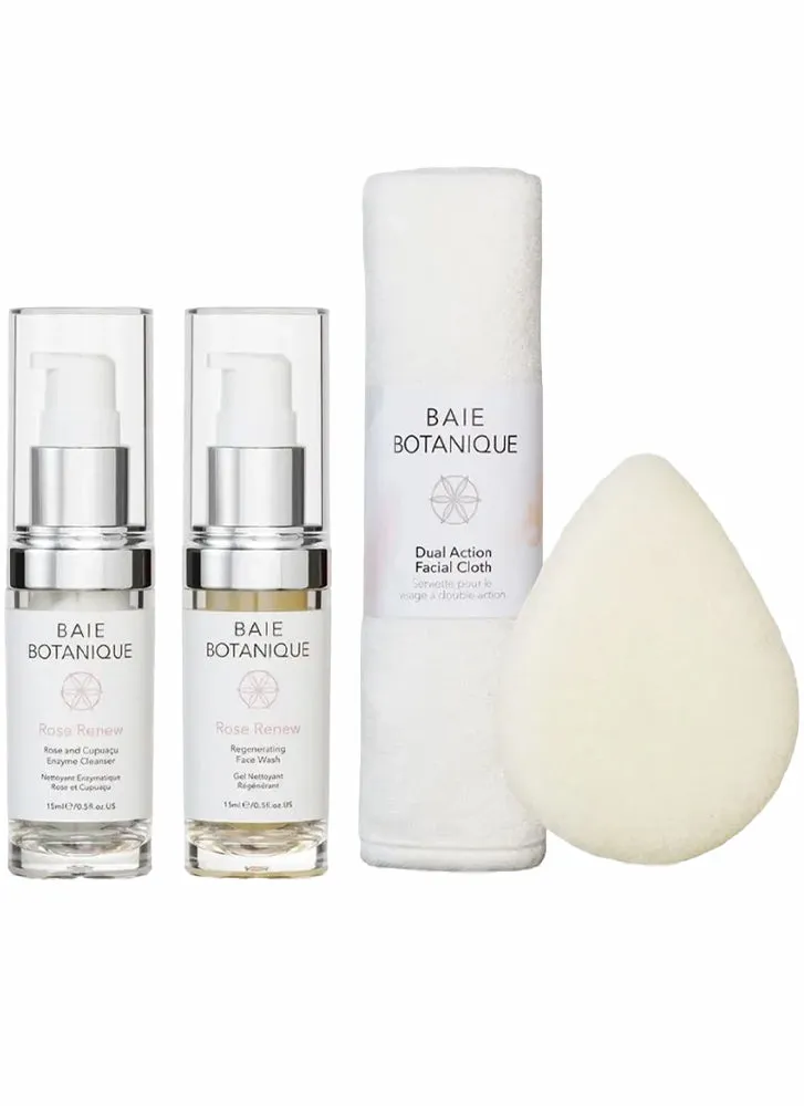 Baie Botanique Rose Renew Double Cleanse Edit