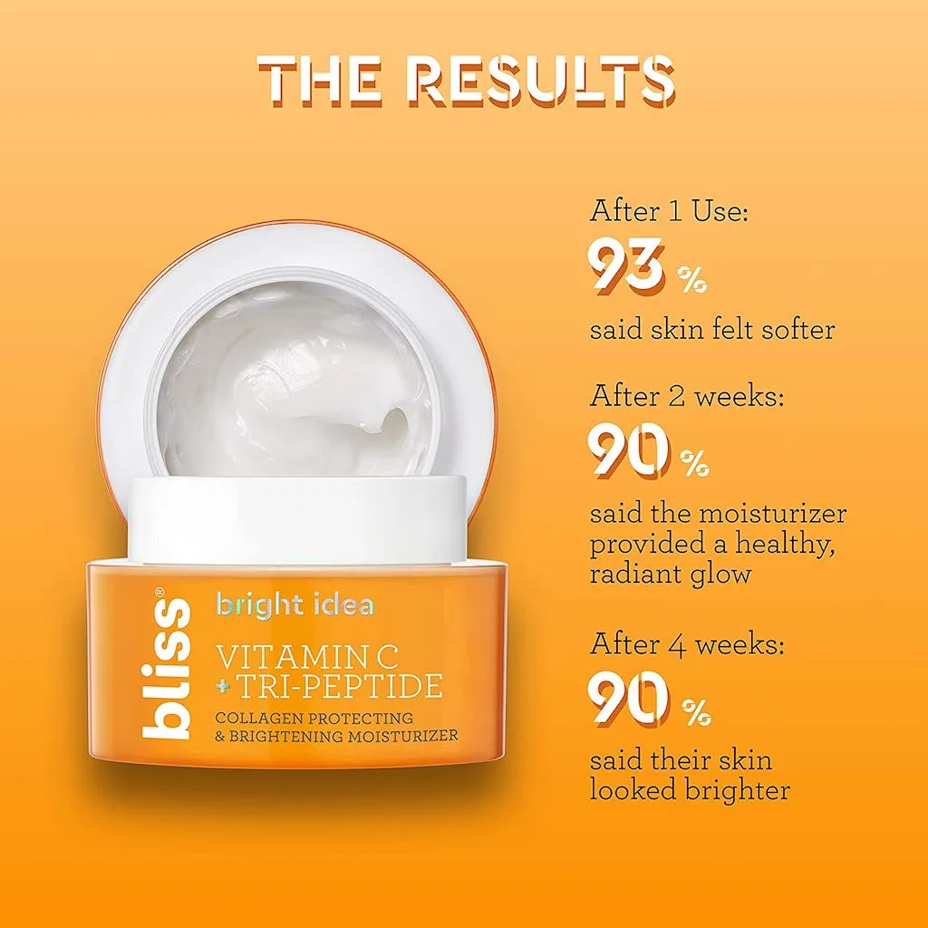 BLISS VITAMIN C   TRI-PEPTIDES BRIGHTENING MOISTURIZER