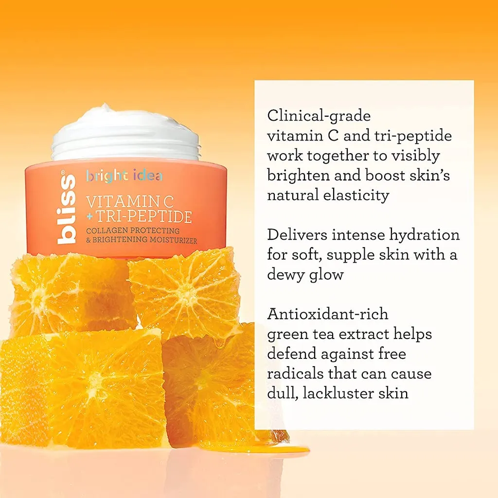 BLISS VITAMIN C   TRI-PEPTIDES BRIGHTENING MOISTURIZER