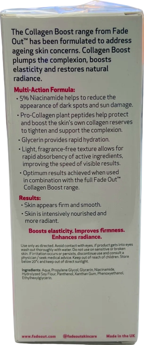 Fade Out Collagen Boost Pro-Collagen Concentrated Brightening Serum