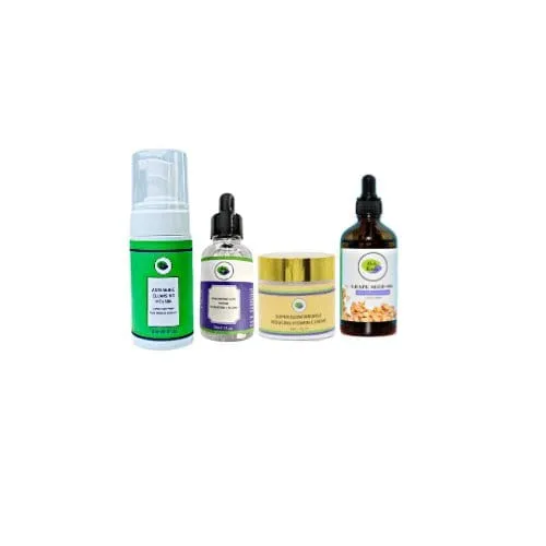 Khichi Beauty  4 Pc Bundle, Vitamin C Cream, Set
