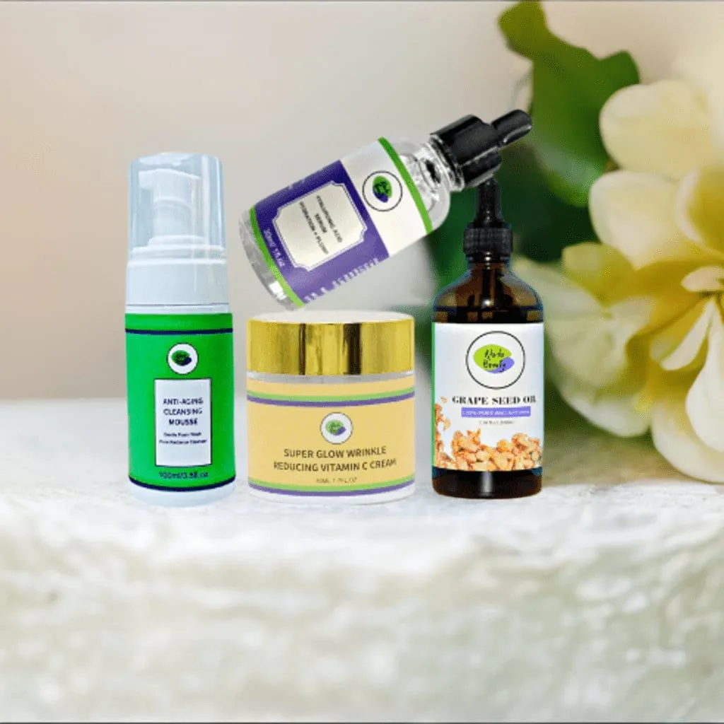 Khichi Beauty  4 Pc Bundle, Vitamin C Cream, Set