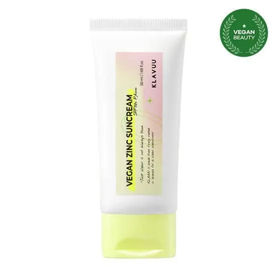 KLAVUU Vegan Zinc Suncream SPF 50  PA     50ml