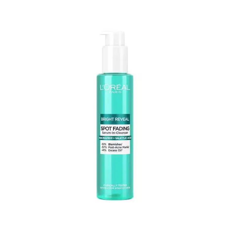 L'Oréal Paris Bright Reveal Spot Fading Serum-In-Cleanser Niacinamide and Salicylic Acid 150ml