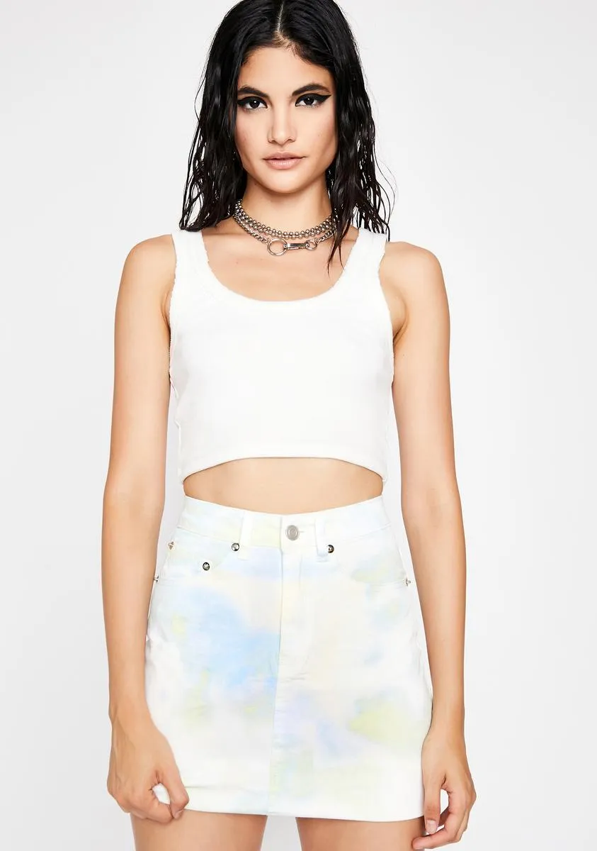 Mint Dessert Delight Tie Dye Skirt