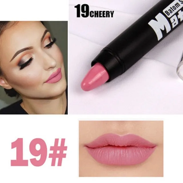 MISS ROSE Matte Lip Batom Crayon - Set of 8