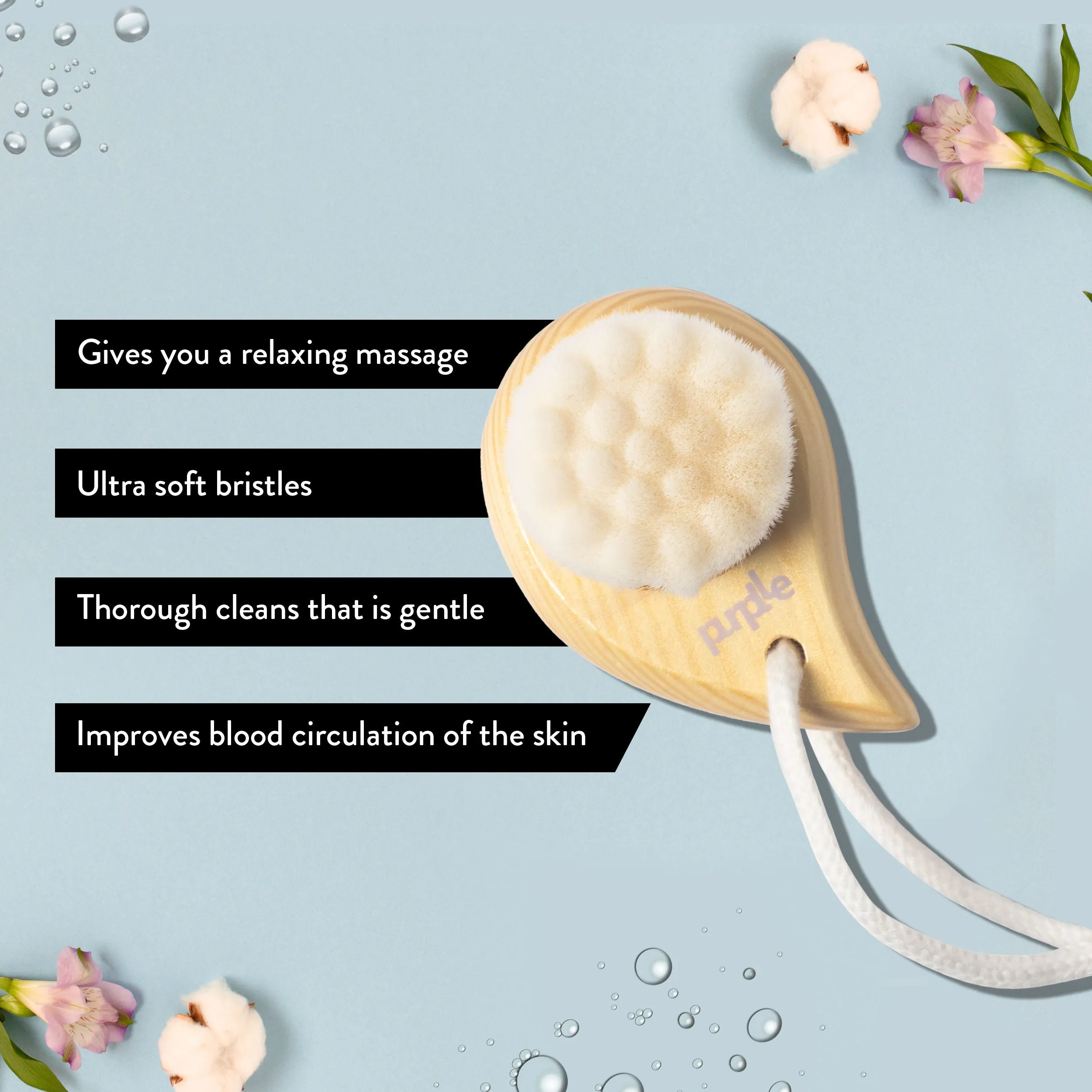 Purplle Flawless Skin Soft Face Cleansing Brush
