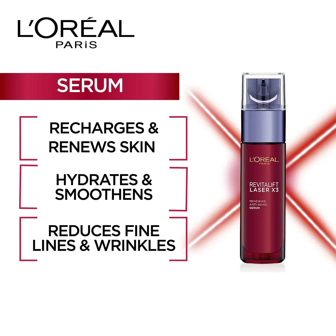 Revitalift Laser X3 Renewing Anti-Ageing Serum