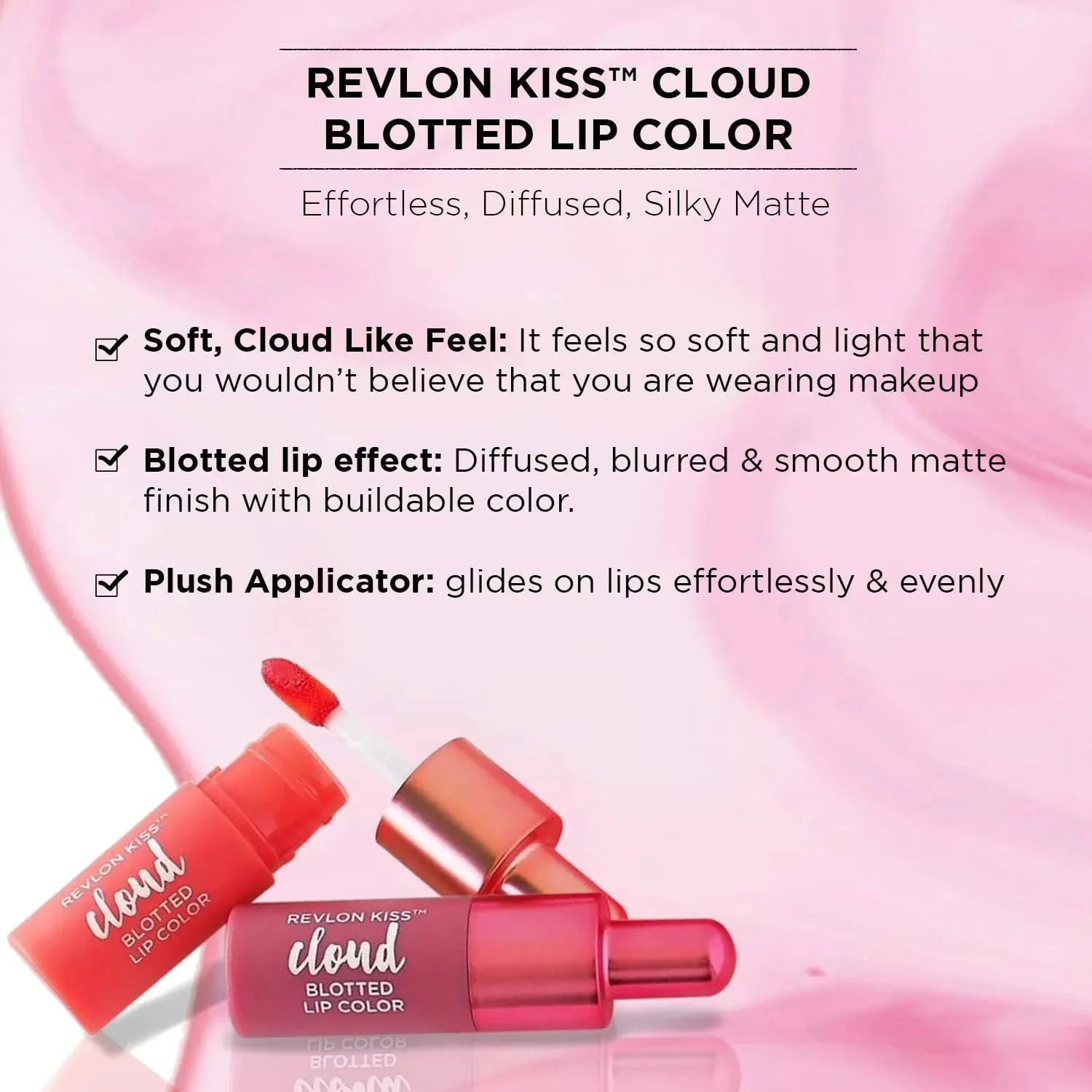 Revlon Kiss Cloud Ink Lc Pink Marshmallow 1 ea